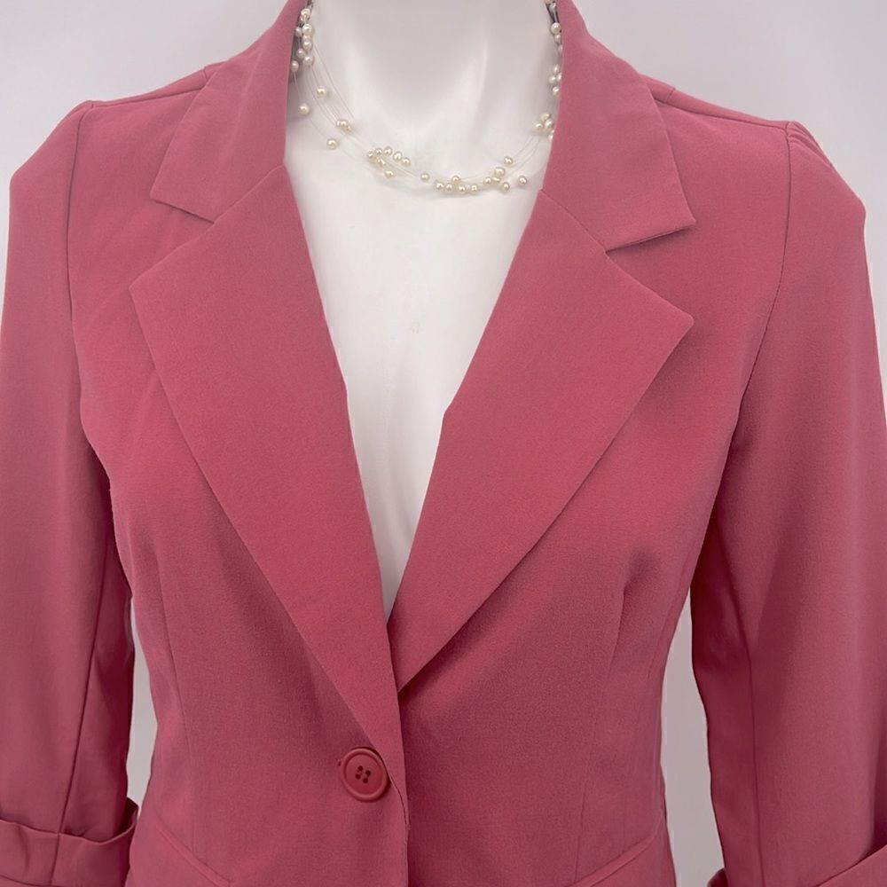 Papaya one button blazer size medium